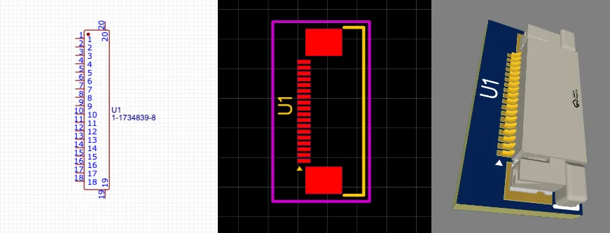 EasyEDA - Symbol, Footprint and 3D Model