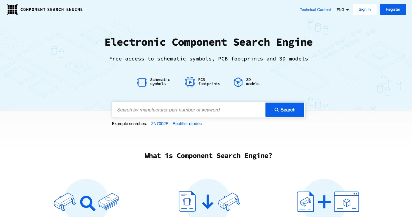 Component Search Engine
