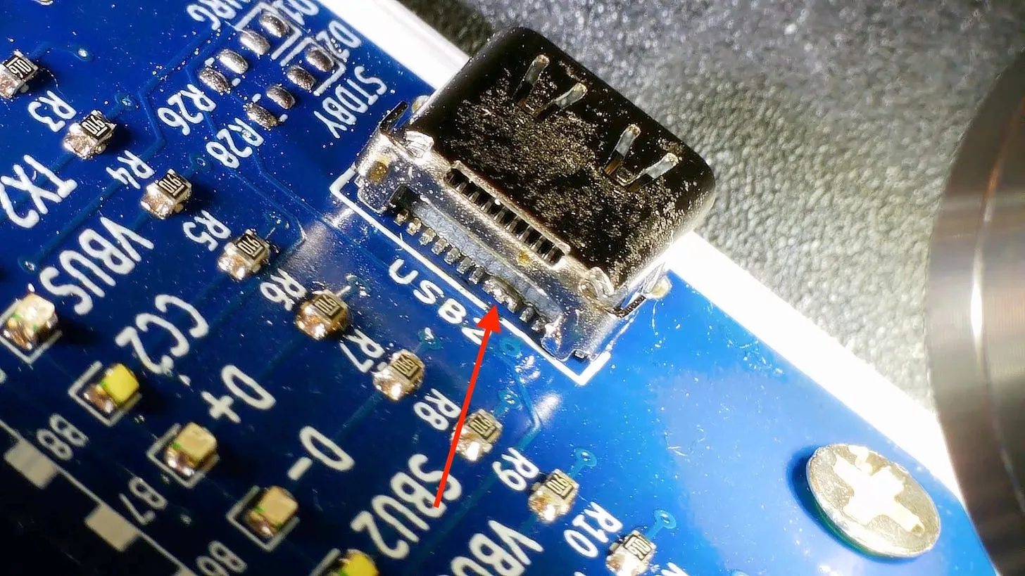 Ooops - A Solder Bridge