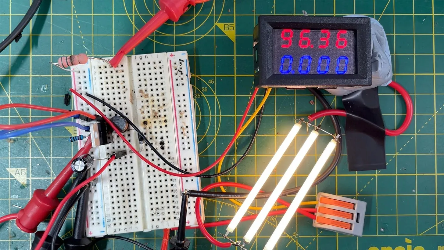 Not bad - lights up the LEDs no problem