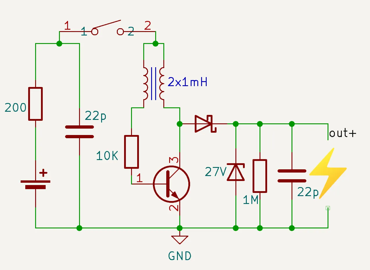 Simple Joule thief