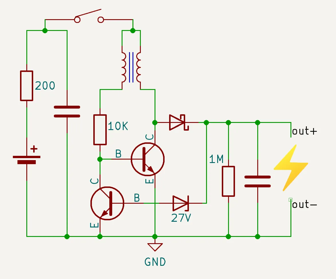 Regulated Joule thief