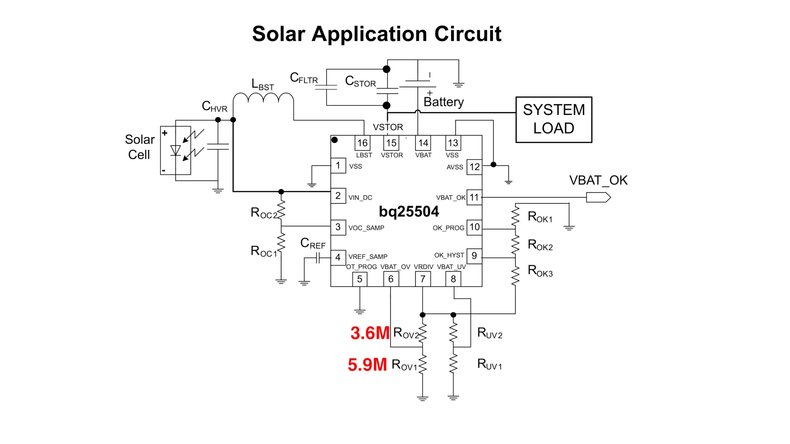 BQ25504 Schematic