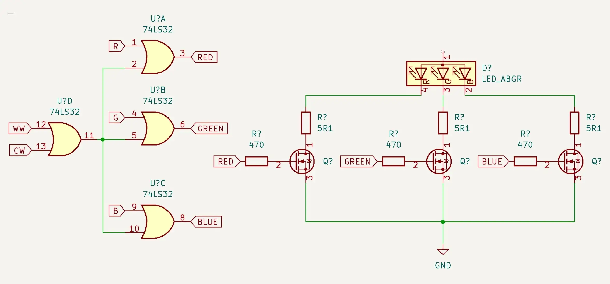 Moon Lamp Schematic