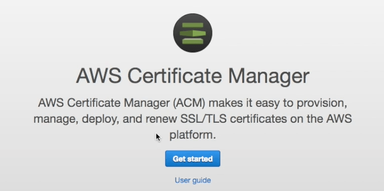 AWS Certificate Manager